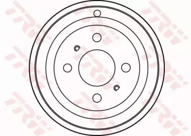 DB4241 TRW Тормозной барабан