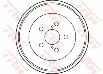 DB4257 TRW Тормозной барабан