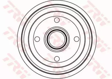 DB4276 TRW Тормозной барабан