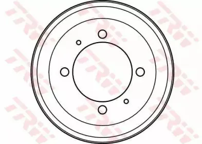 DB4283 TRW Тормозной барабан