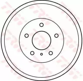 DB4290 TRW Тормозной барабан