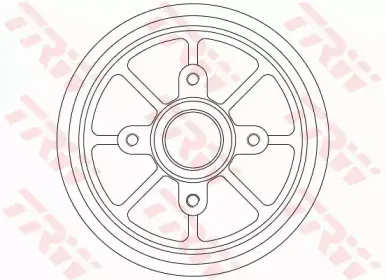 DB4310MR TRW Тормозной барабан