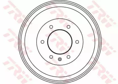 DB4336 TRW Тормозной барабан