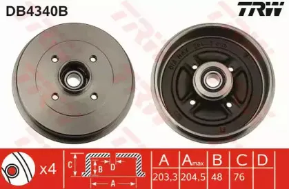DB4340B TRW