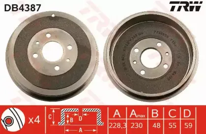 DB4387 TRW