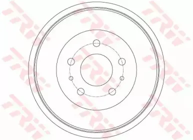 DB4427 TRW Тормозной барабан