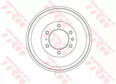 DB4452 TRW Тормозной барабан
