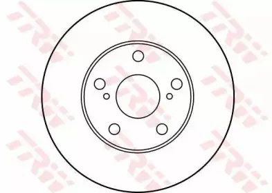 DF1431 TRW Тормозной диск