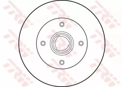 DF1529 TRW Тормозной диск