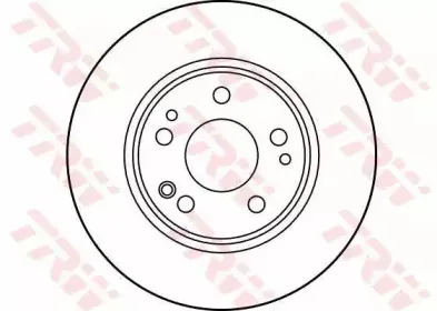 DF1585 TRW Тормозной диск