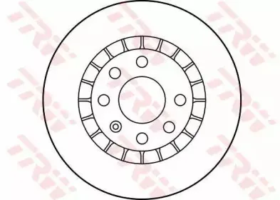 DF1625 TRW Тормозной диск