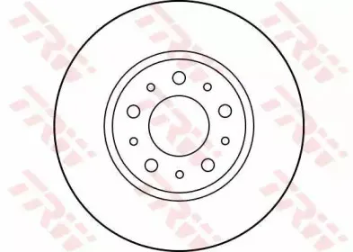 DF1697 TRW Тормозной диск
