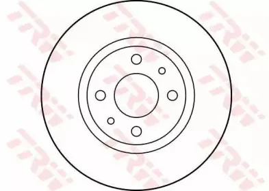 DF1744 TRW Тормозной диск