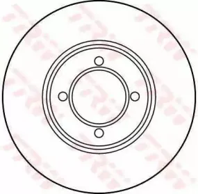 DF1905 TRW Тормозной диск