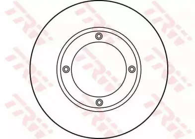 DF1925 TRW Тормозной диск
