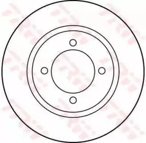 DF1931 TRW Тормозной диск