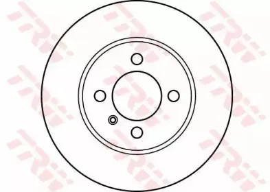 DF2550 TRW Тормозной диск