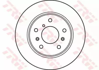 DF2571 TRW Тормозной диск
