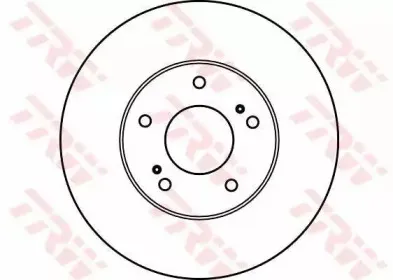 DF2574 TRW Тормозной диск