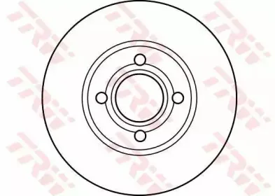 DF2600 TRW Тормозной диск