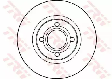 DF2601 TRW Тормозной диск
