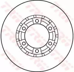 DF2634 TRW Тормозной диск