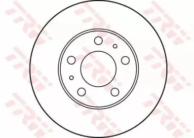 DF2722 TRW Тормозной диск