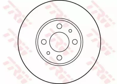 DF2734 TRW Тормозной диск