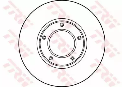 DF2745 TRW Тормозной диск