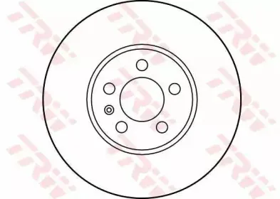 DF2758 TRW Тормозной диск