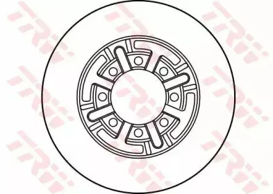 DF2787 TRW Тормозной диск