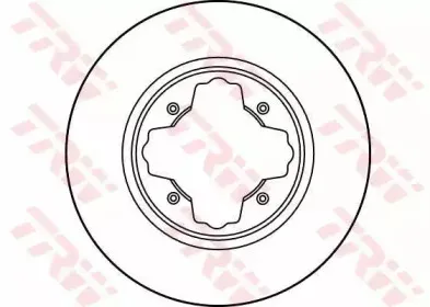 DF3084 TRW Тормозной диск