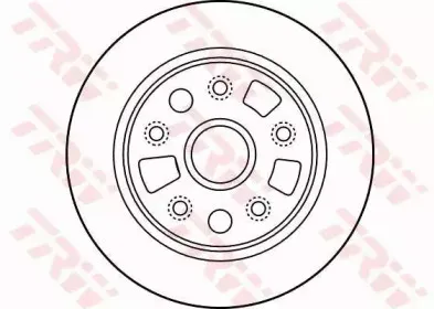 DF3117 TRW Тормозной диск