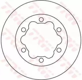 DF4089 TRW Тормозной диск