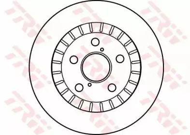 DF4093 TRW Тормозной диск