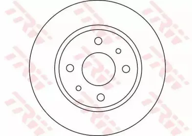 DF4108 TRW Тормозной диск