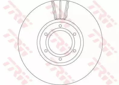 DF4111 TRW Тормозной диск