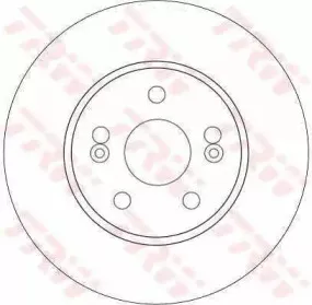 DF4164 TRW Тормозной диск