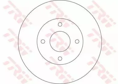 DF4169 TRW Тормозной диск