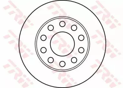 DF4186 TRW Тормозной диск