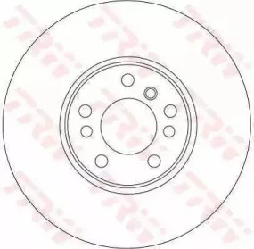 DF4187 TRW Тормозной диск