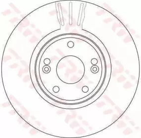 DF4229 TRW Тормозной диск