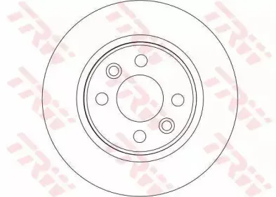 DF4381 TRW Тормозной диск