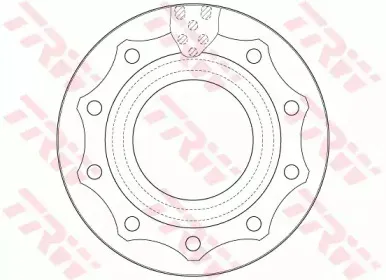 DF5041S TRW Тормозной диск