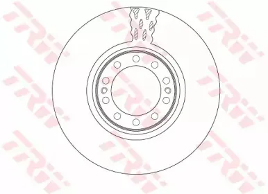DF5087S TRW Тормозной диск
