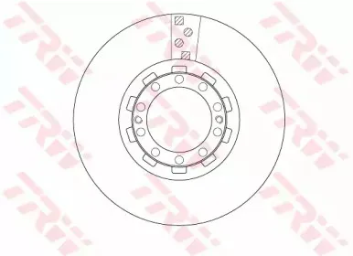 DF5118S TRW Тормозной диск