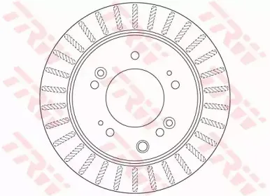 DF6191S TRW Тормозной диск
