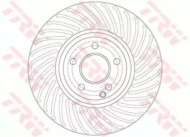 DF6195S TRW Тормозной диск