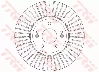 DF6222 TRW Тормозной диск