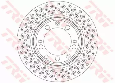 DF6281 TRW Тормозной диск